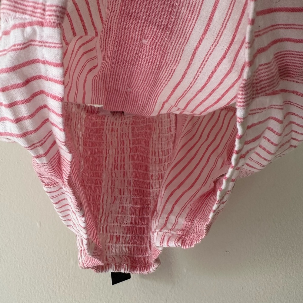 Tommy Hilfiger Stripped Pink and white Sleeveless Crop Top - Picture 3 of 6